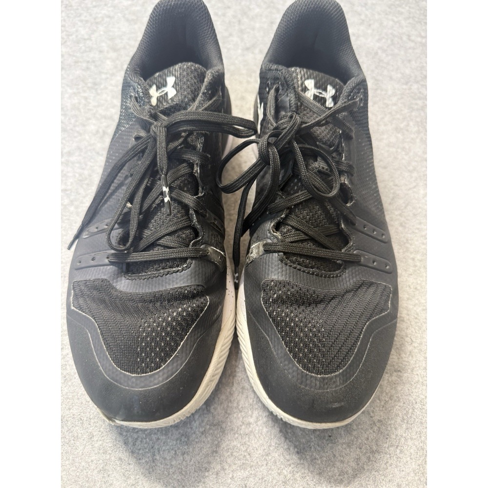 Under Armour Block City Women's Volleyball Shoes Size 10 Black White 1290204-010
